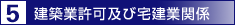 建築業許可及び宅建業関係